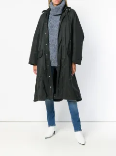 balenciaga opera raincoat