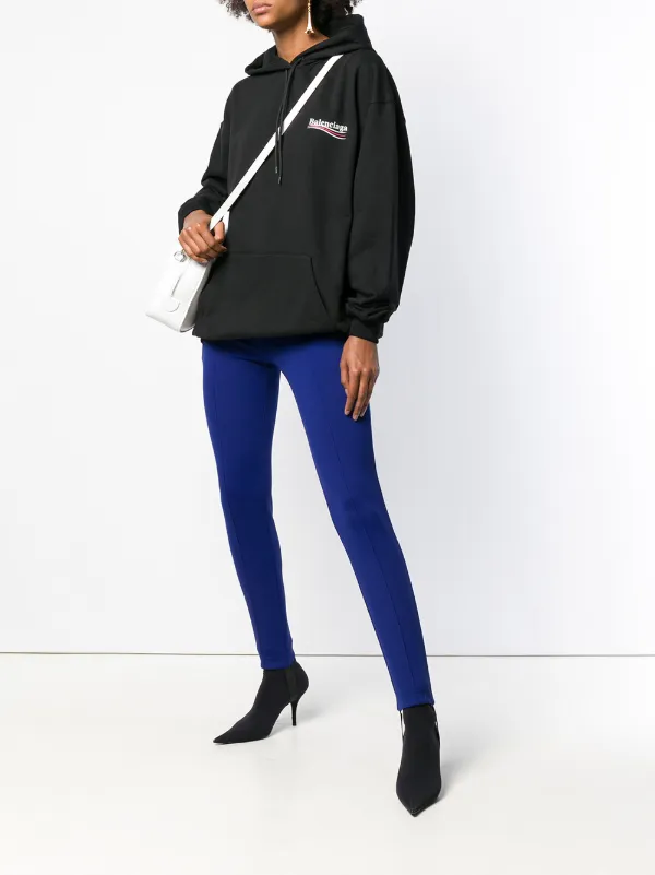 balenciaga oversized logo hoodie