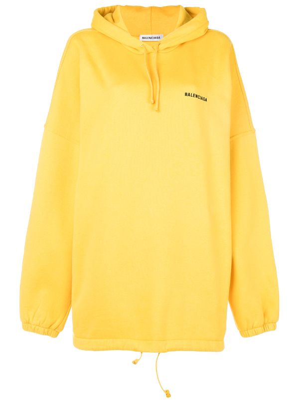 balenciaga yellow hoodie