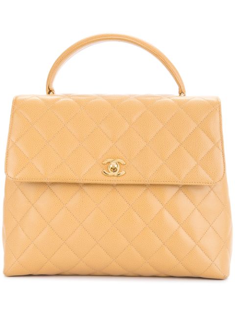 HOT SALE CHANEL 1997-1999 quilted tote bag Women