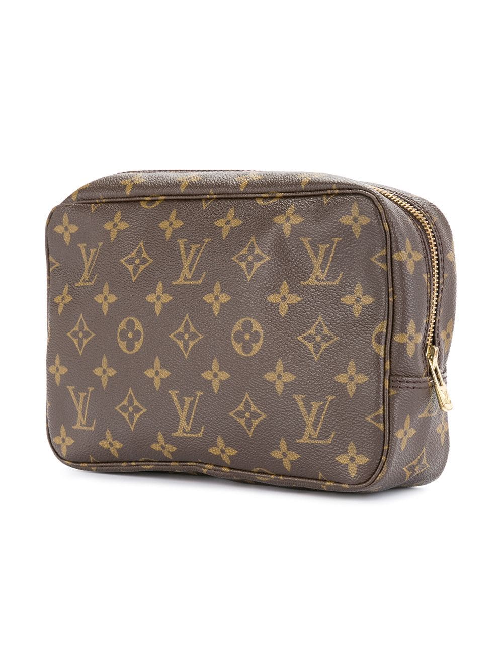 Auth Louis Vuitton Monogram Trousse Toilette 23 Clutch Hand Bag