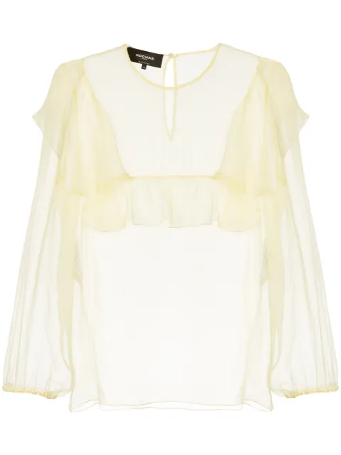 Rochas ruffled blouse 