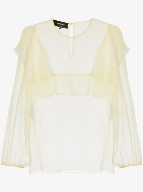 Rochas ruffled blouse 