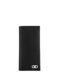 Ferragamo Gancini-embellished bi-fold wallet - Black