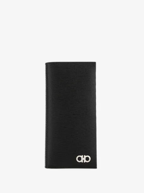 Ferragamo Gancini-embellished bi-fold wallet