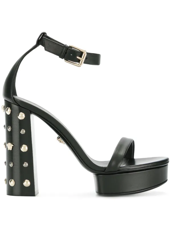 versace studded heels