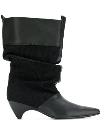 tall grey boots for women