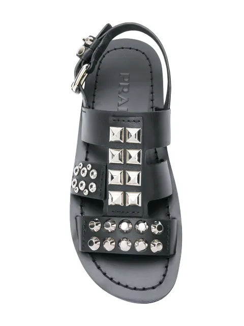prada studded sandals