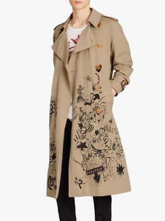 burberry gabardine trench coat