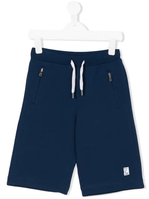 Lanvin Enfant drawstring waist track shorts