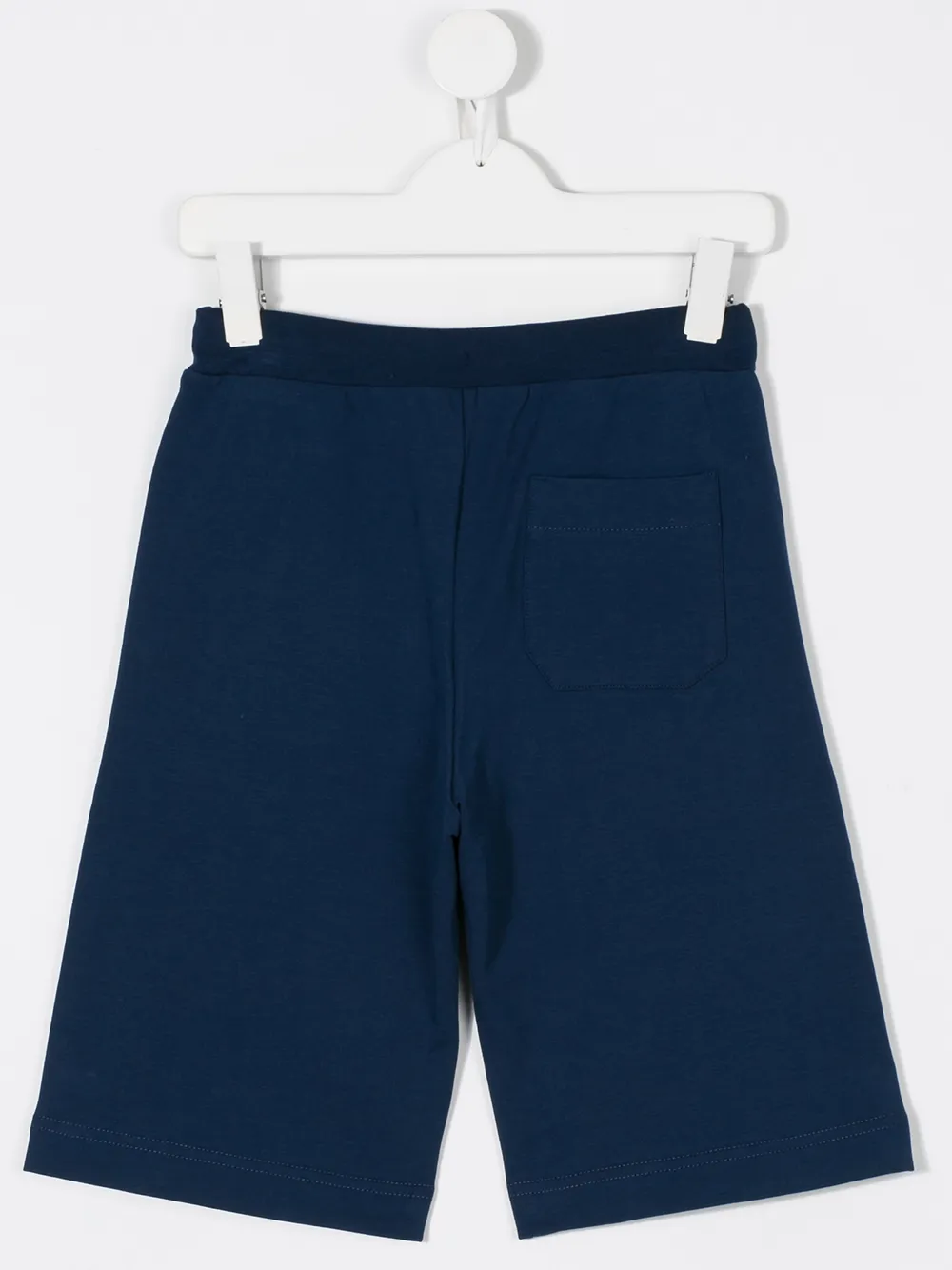 Lanvin Enfant drawstring waist track shorts Blauw