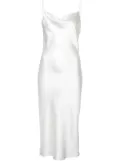 Fleur Du Mal cowl-neck slip dress - White