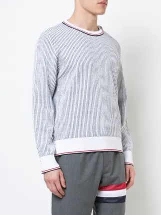 shoulder fastening striped jumper展示图