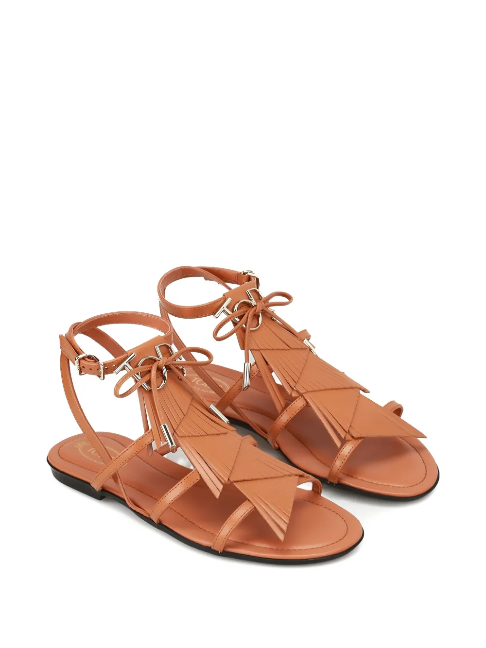 Tod's logo fringe sandals | Sandalias con tacón | Image 2