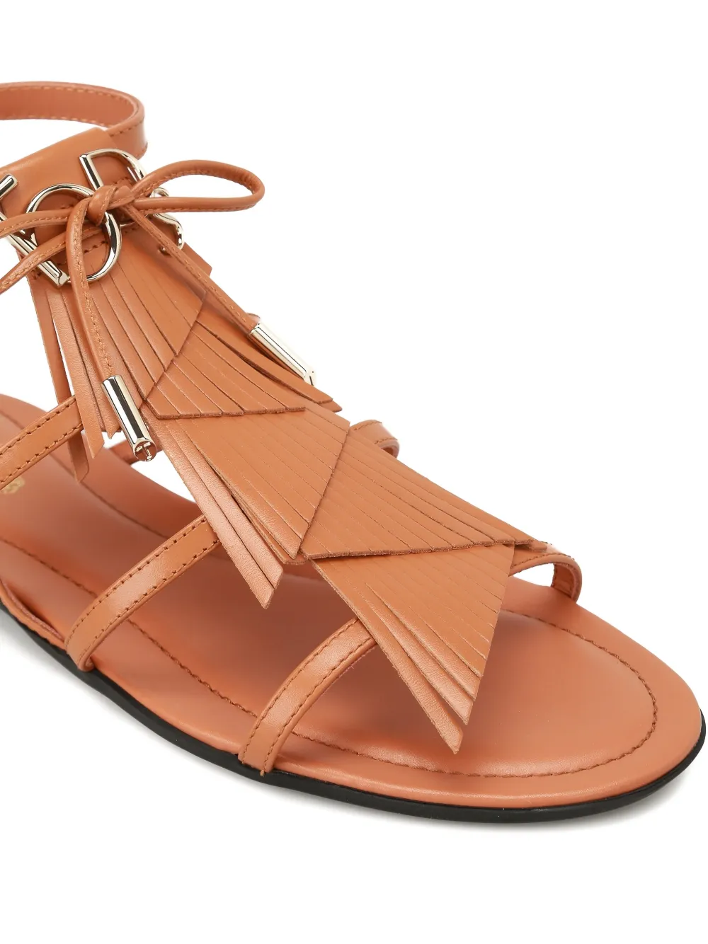 Tod's logo fringe sandals | marrón | Image 1