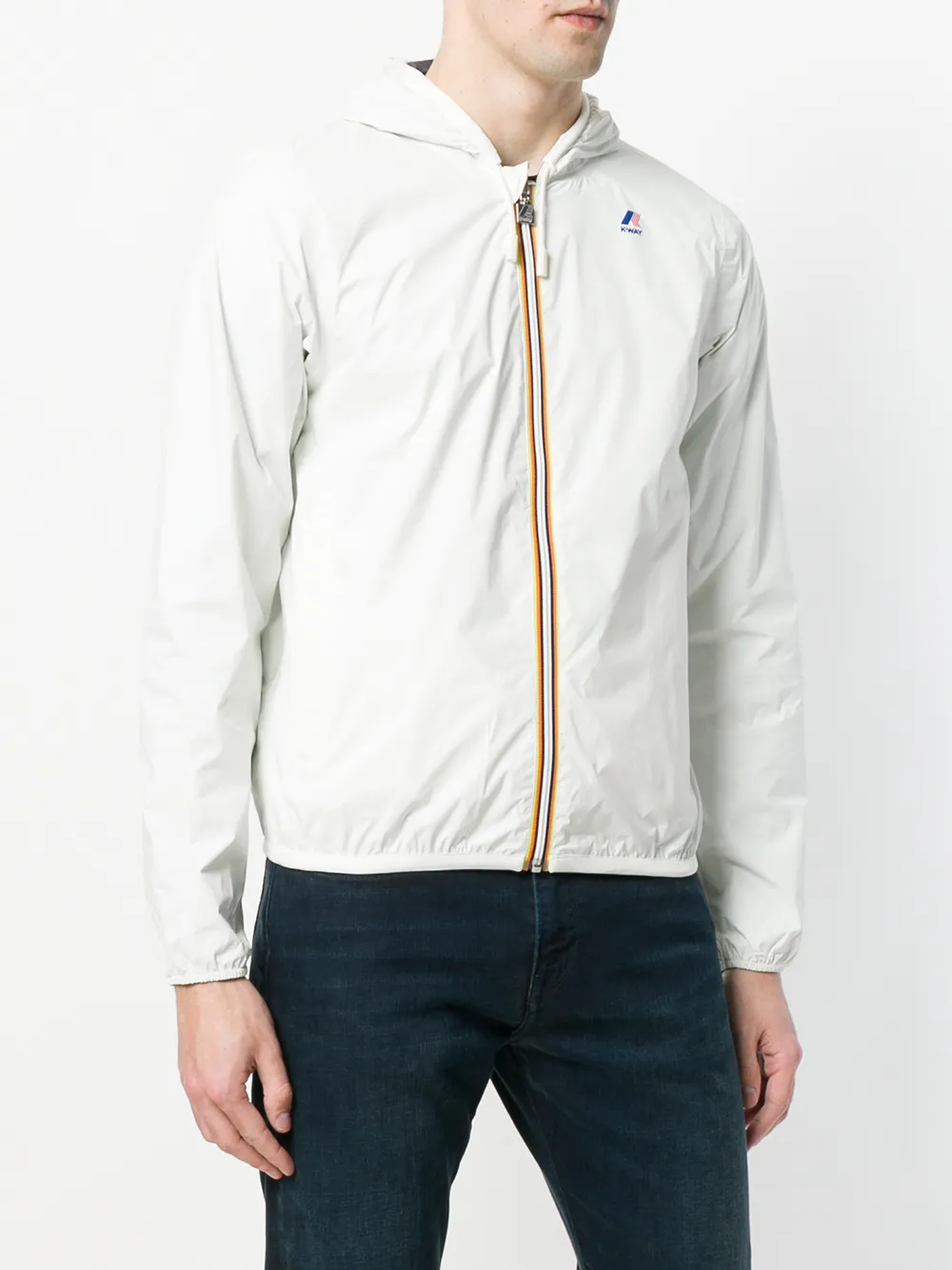  K Way R&d Le Vrai Leon 3.0 Rain Jacket   Weiß 