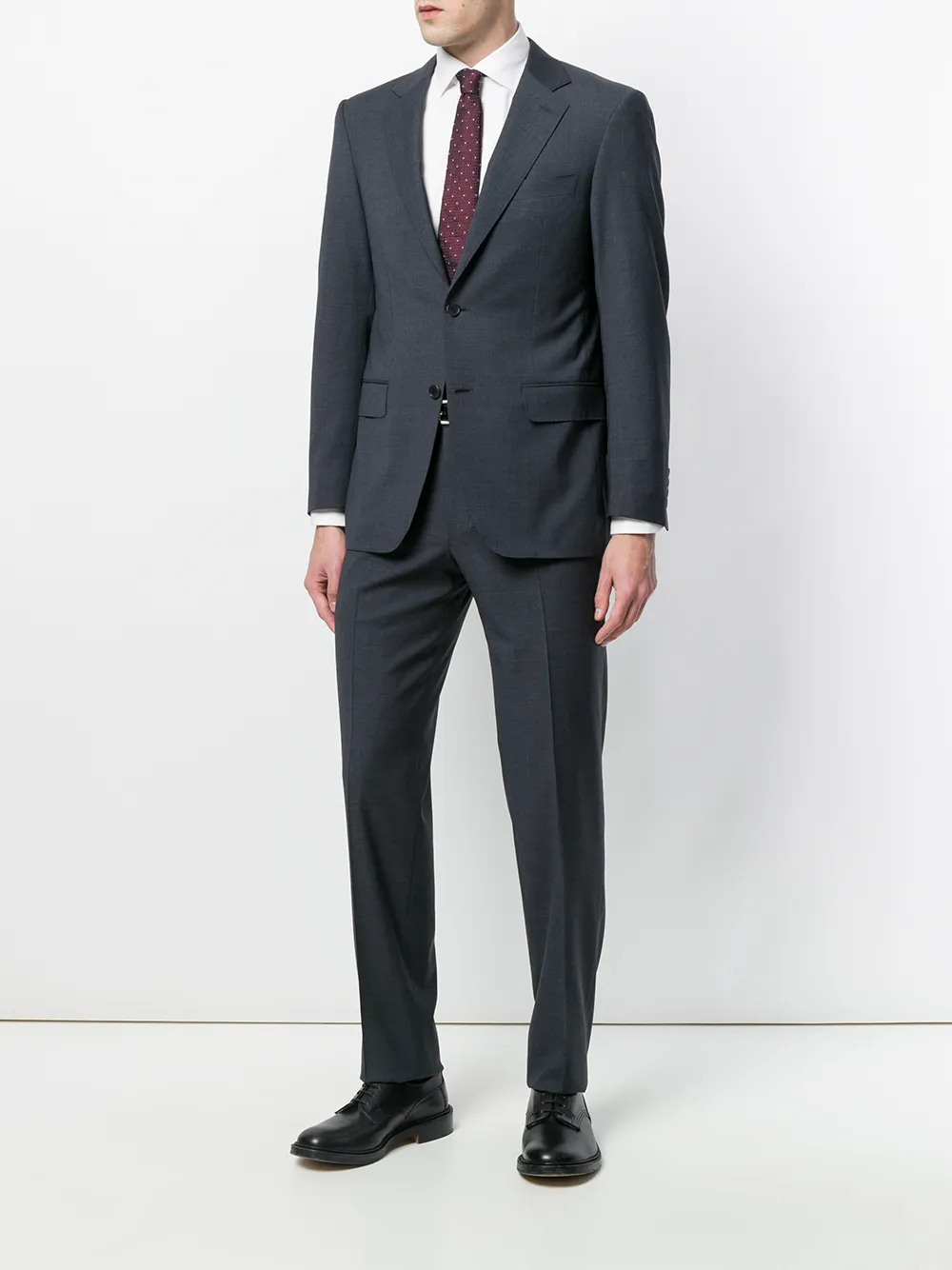 Canali two piece suit Grijs