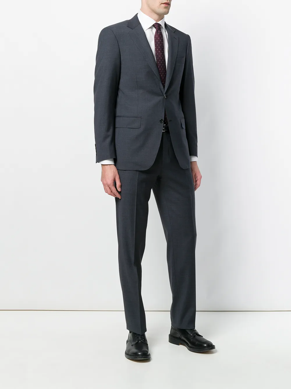 Canali two piece suit Grijs