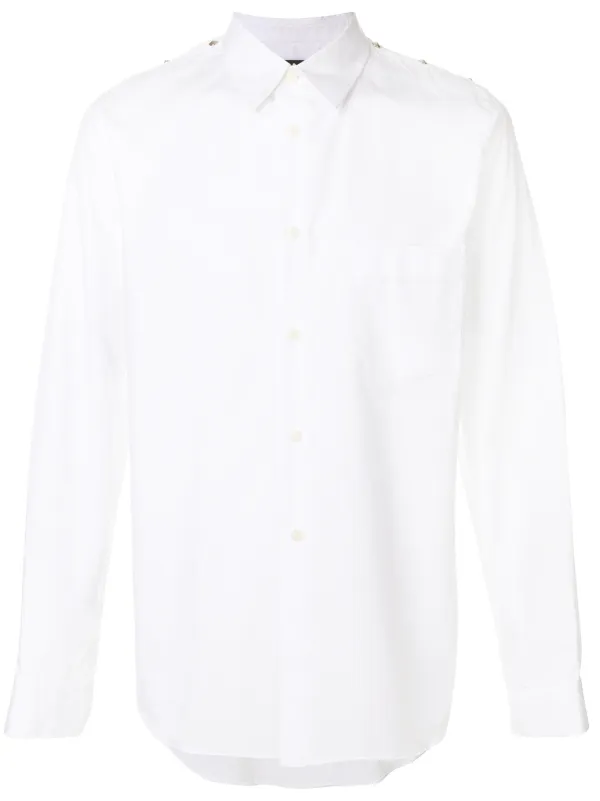 Black Comme Des Garçons スタッズ シャツ | ホワイト | FARFETCH JP
