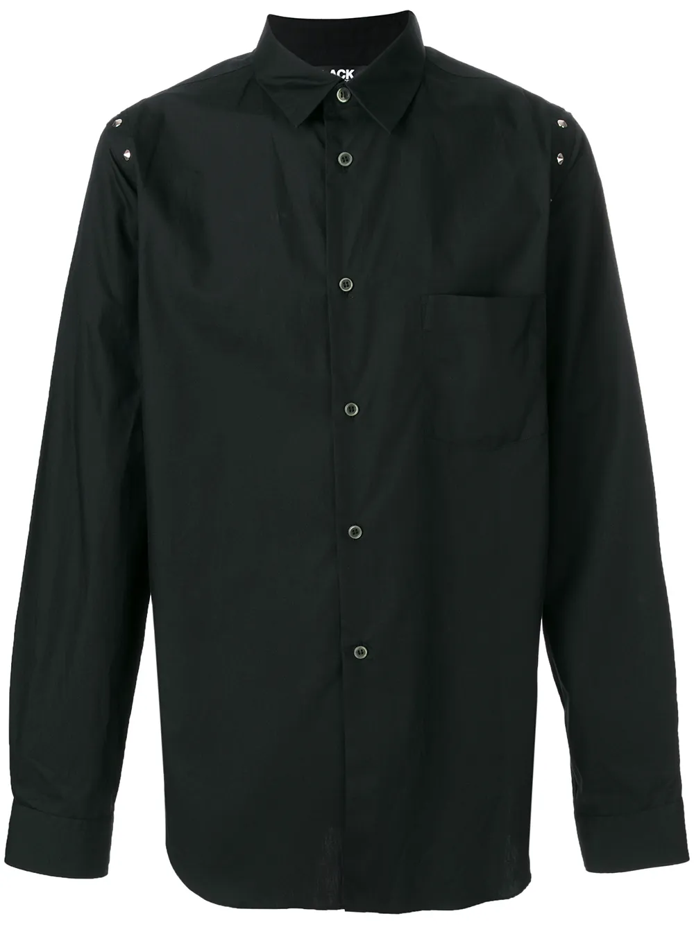 Black Comme Des Garçons stud detail shirt | Black | Image 1