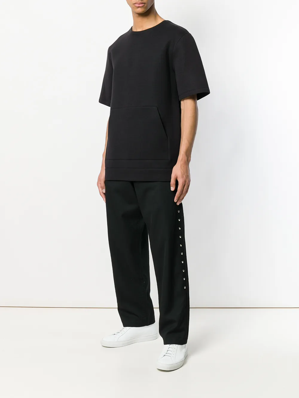 Black Comme Des Garçons studded chinos - Zwart