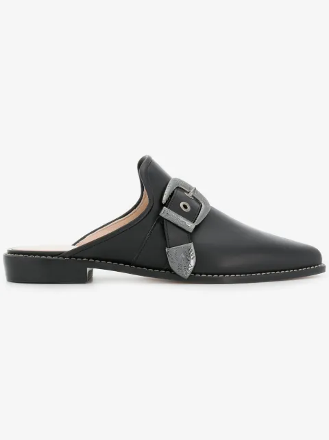 Stuart Weitzman mules à boucle