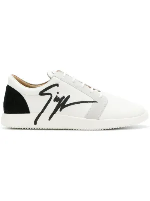 Giuseppe Zanotti Frankie ダブルジップ ビジュースニーカー