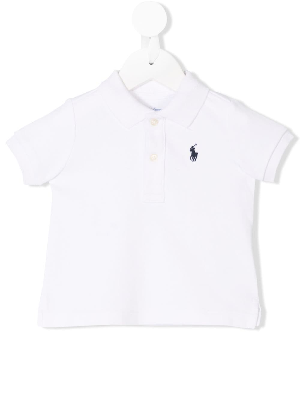 Shop Ralph Lauren Short Sleeve Polo Shirt In White