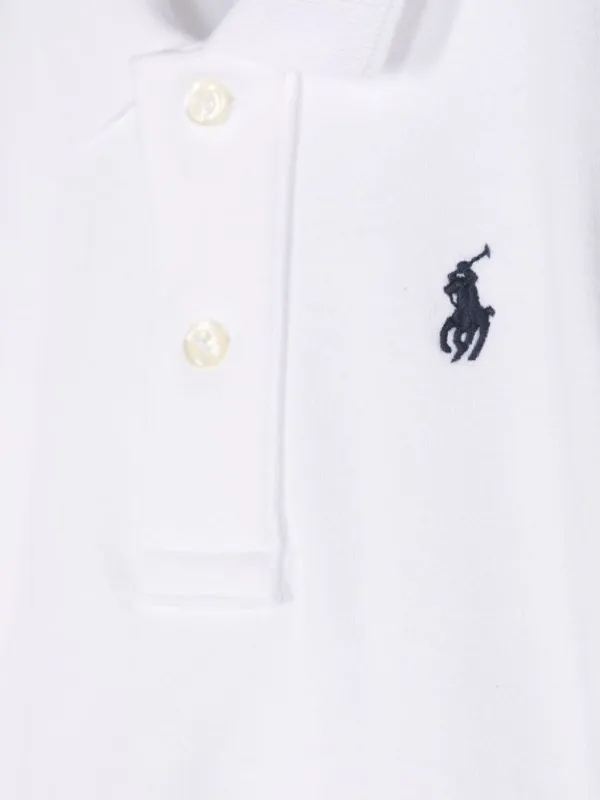 POLO RALPH LAUREN KIDS ロゴ ポロシャツ | ホワイト | FARFETCH JP