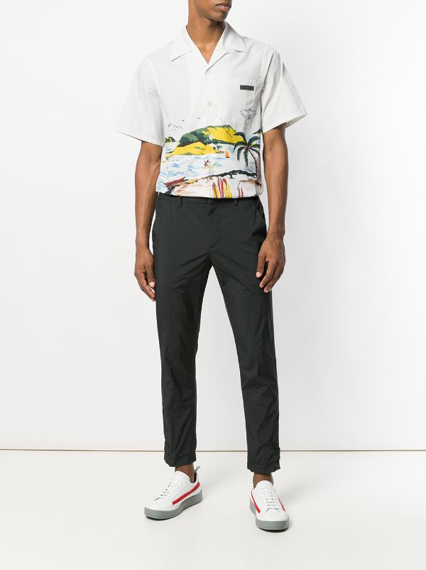 Prada Beach print shirt $840 - Shop 