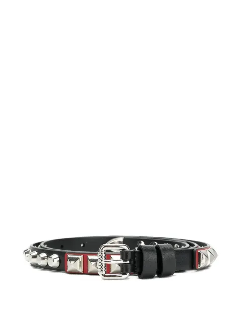 Prada studded buckle belt