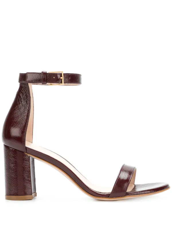 stuart weitzman women's lessnudist block heel sandals