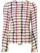 Image 1 of Oscar de la Renta graphic-print tweed jacket