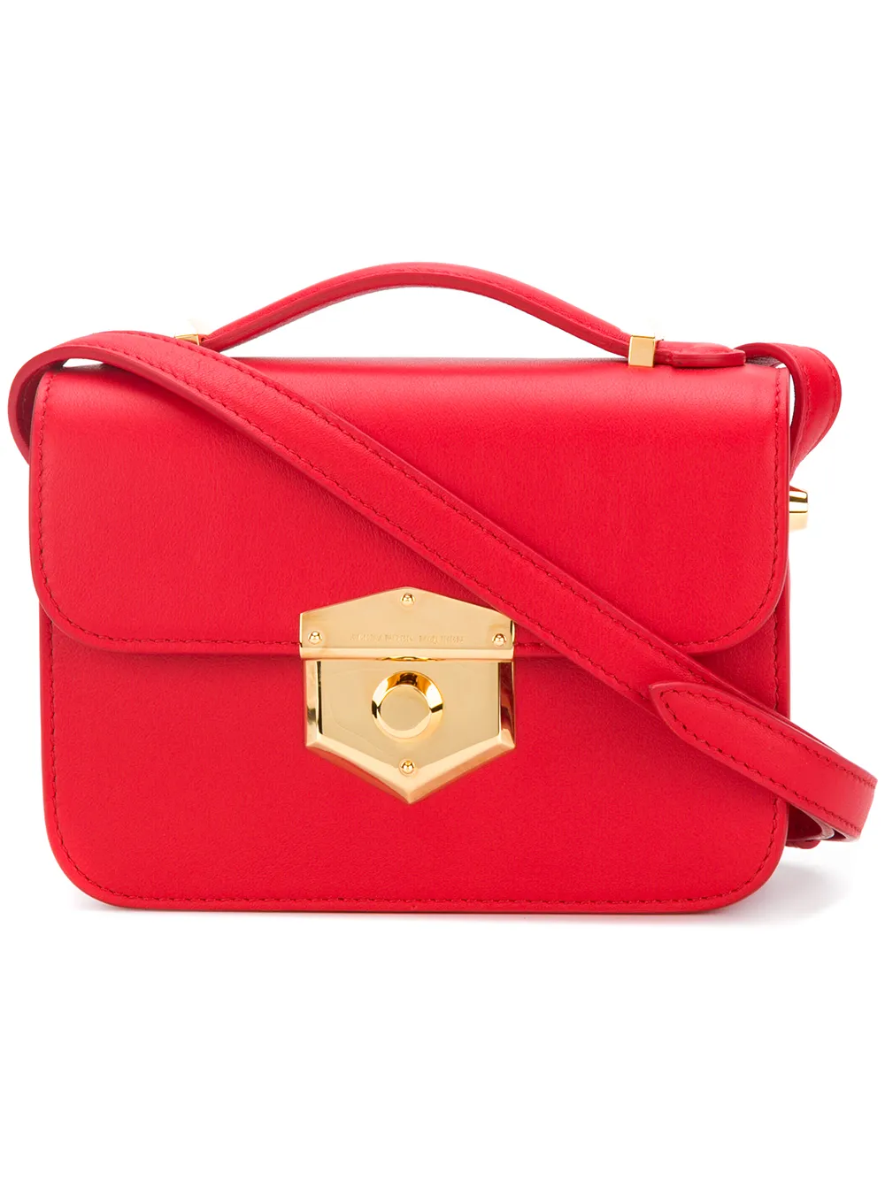 Alexander McQueen Borsa a spalla 'Wicca' - Rosso
