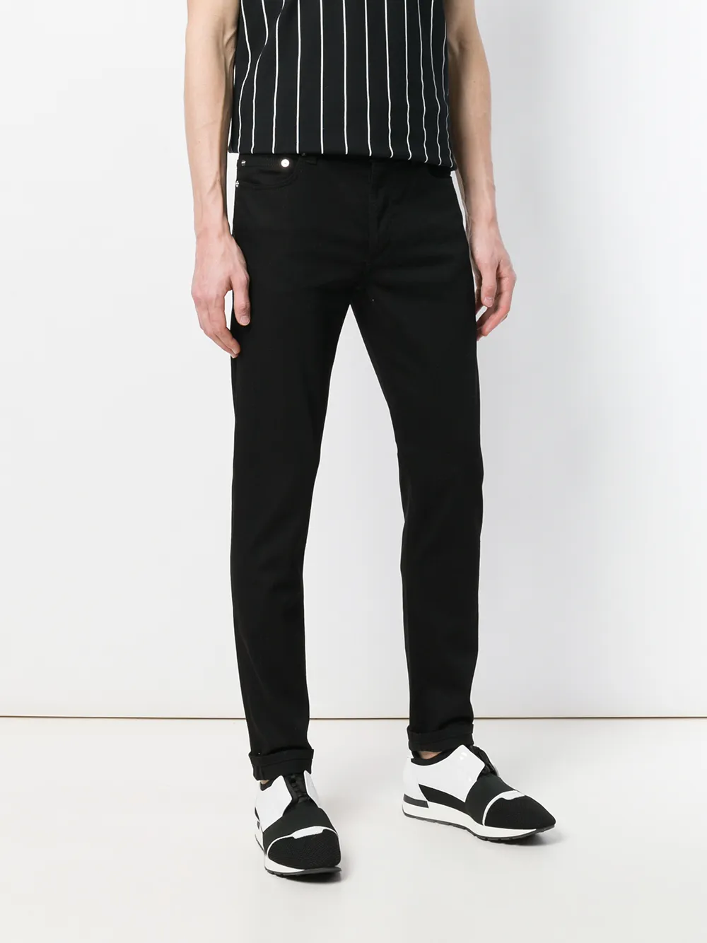 Givenchy classic slim-fit jeans Zwart