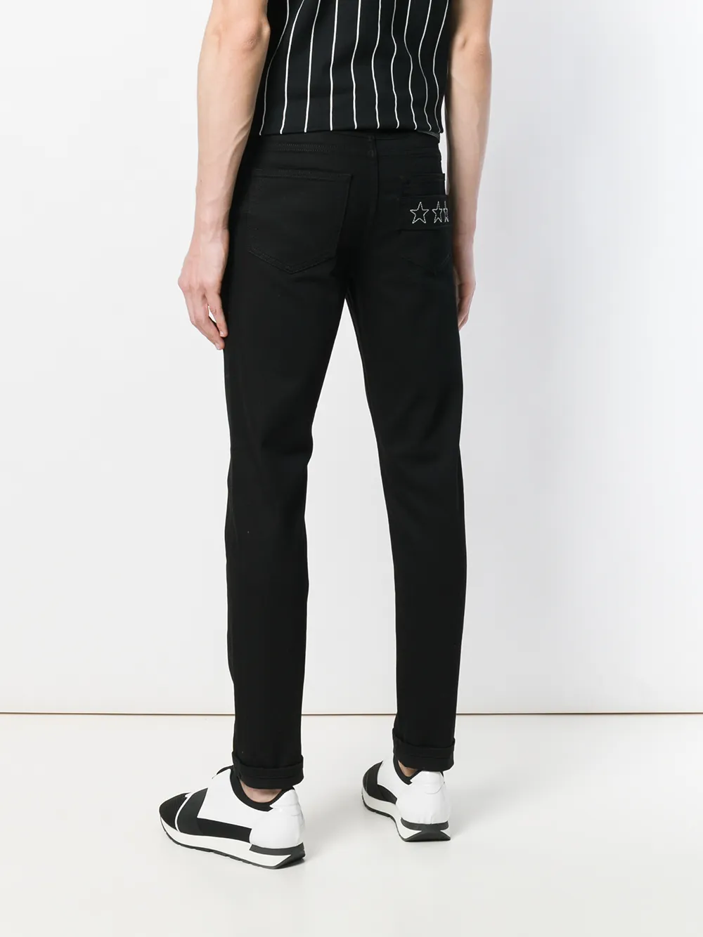 Givenchy classic slim-fit jeans Zwart