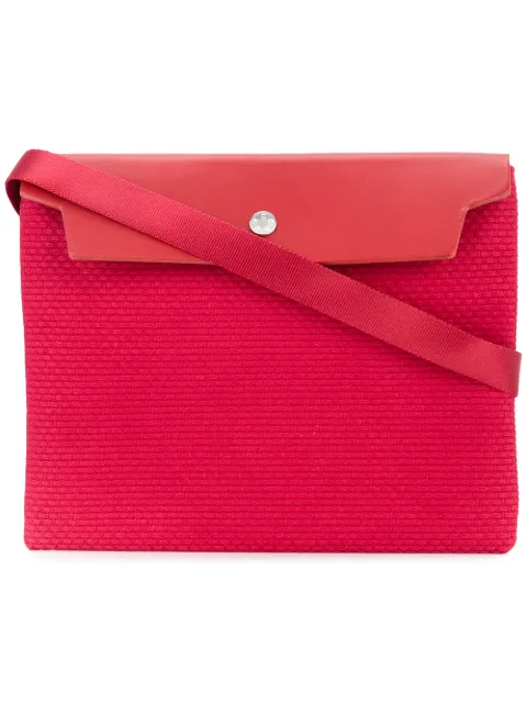 Cabas flap shoulder bag