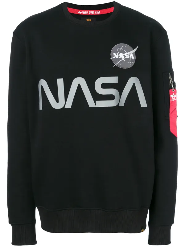 alpha industries felpa nasa