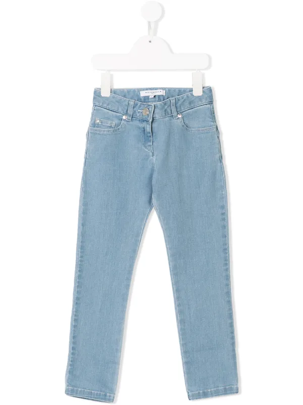 Givenchy Kids Star Patches Skinny Jeans 