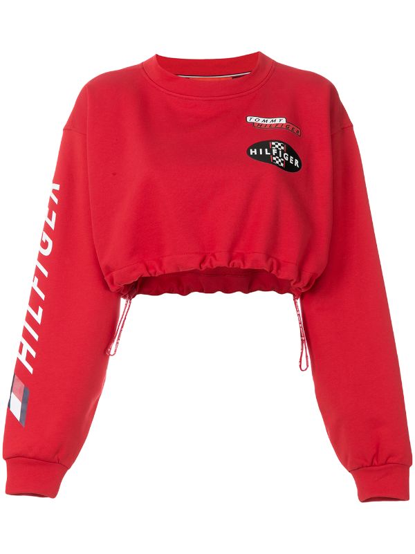 Tommy Hilfiger cropped Race sweatshirt 