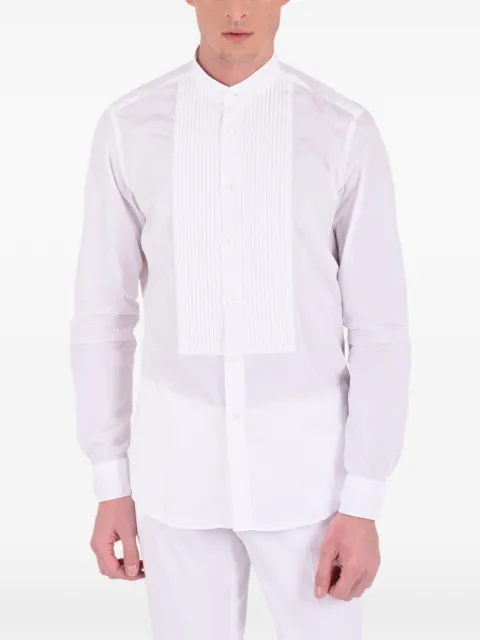 Dell'oglio pleated bib shirt