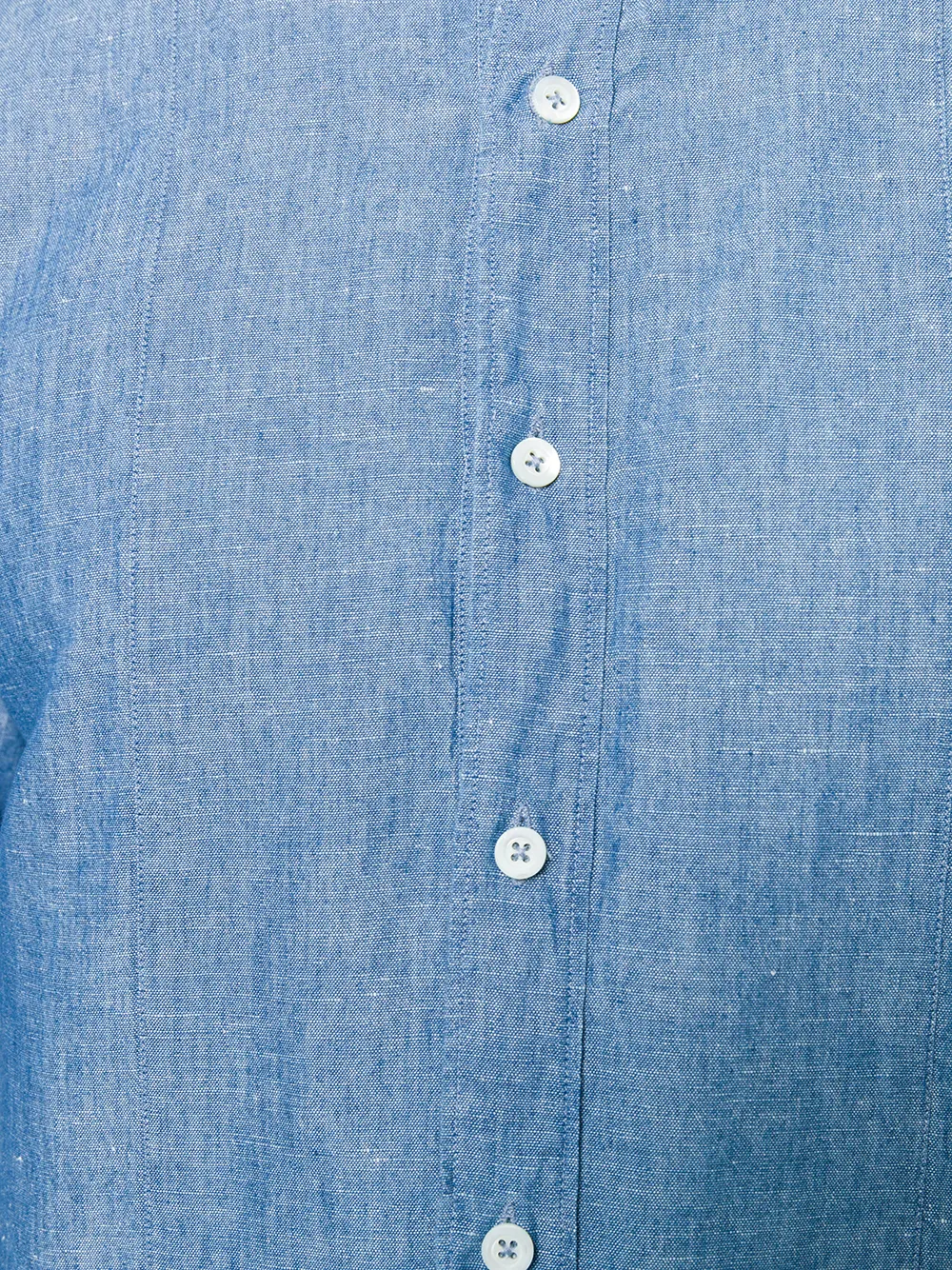 Dell'oglio overhemd met ronde hals Blauw