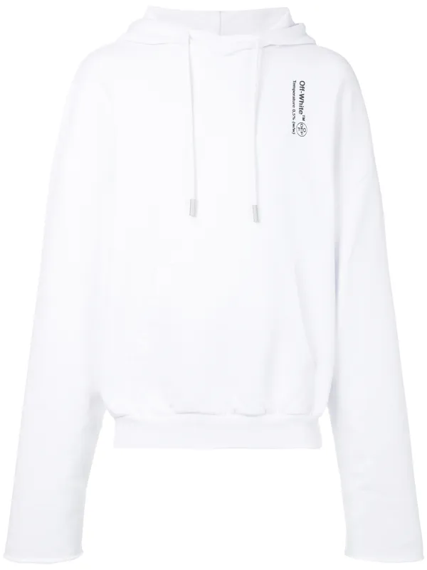 off white temperature hoodie