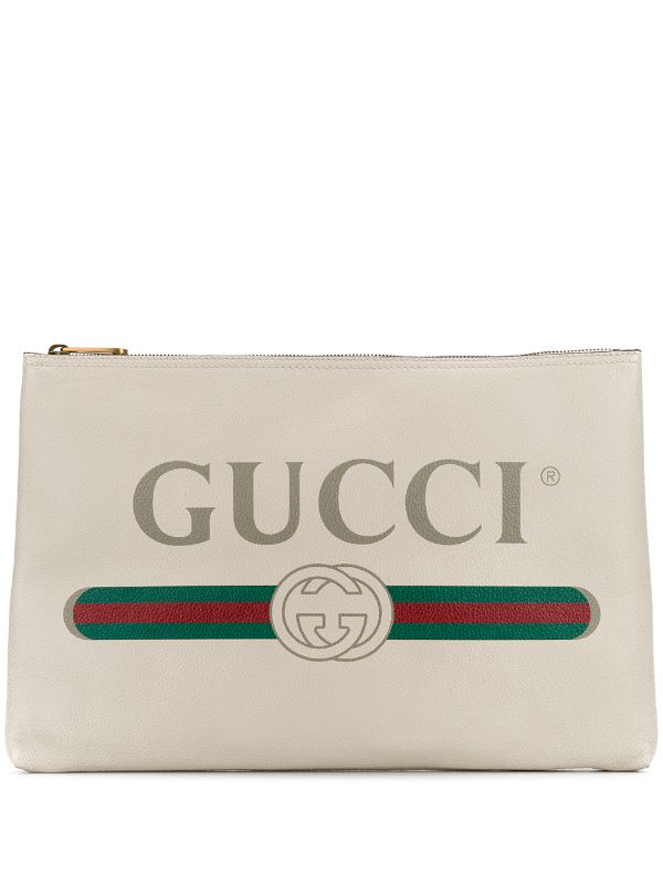 Gucci Logo Clutch Ss19 | Farfetch.com