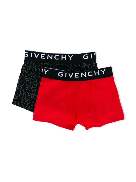 Givenchy Kids logo waistband set of boxer shorts