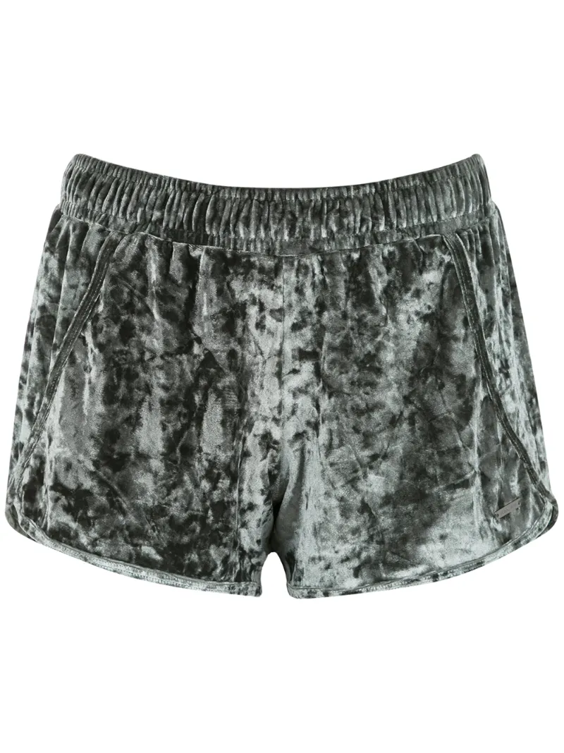 straight-fit shorts - women - Polyester - P, M, G - GREEN