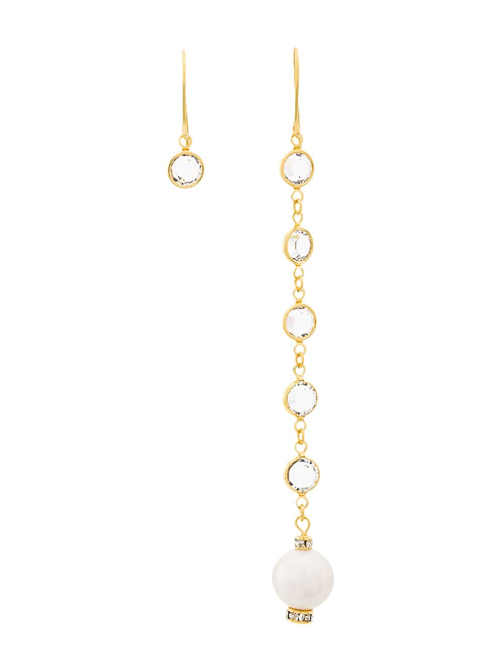 Magda Butrym Pearl Detail Earrings In Yellow