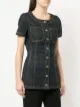 Chanel Pre-Owned shortsleeved denim mini dress
