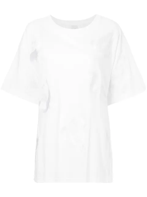 IKUMI EMBROIDERED OVERSIZED T-SHIRT