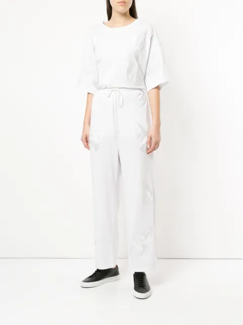 IKUMI EMBROIDERED OVERSIZED T-SHIRT